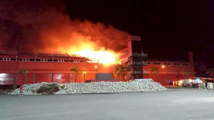 Terma Del Rio Hondo fire